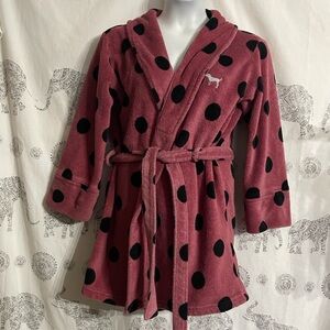 Women’s Medium/Large PINK Victoria’s Secret Ultra Plush Fleece Robe Pink